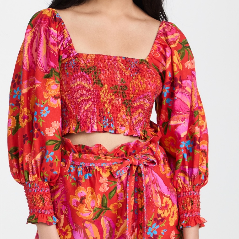 Farm Rio smocked top